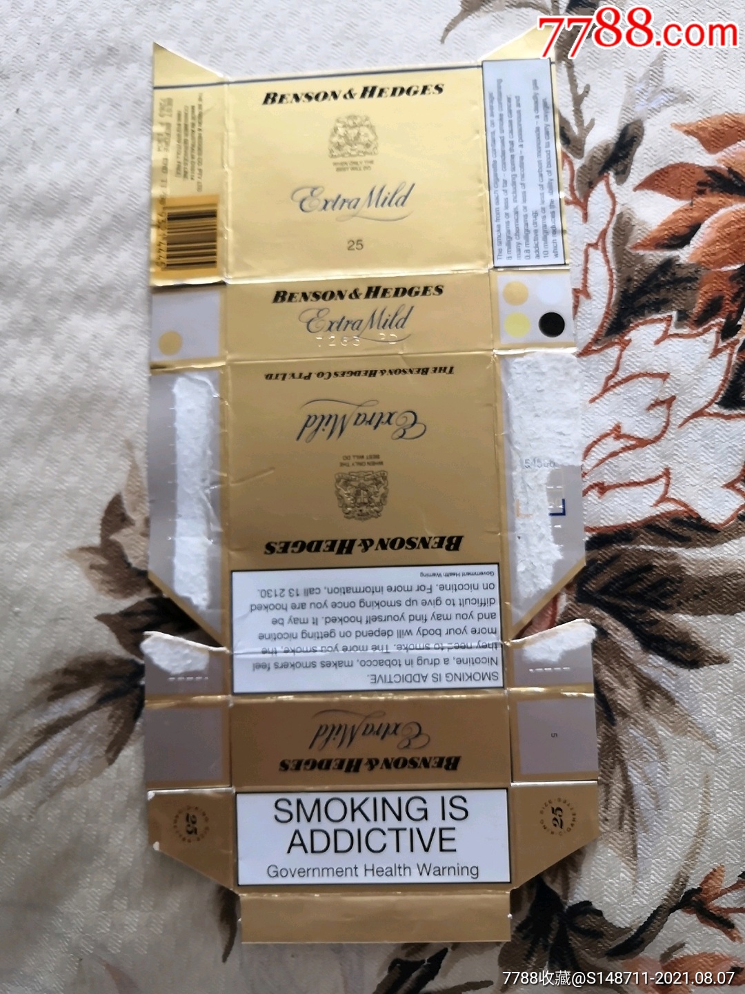 bensonhedges宽板混合型香烟