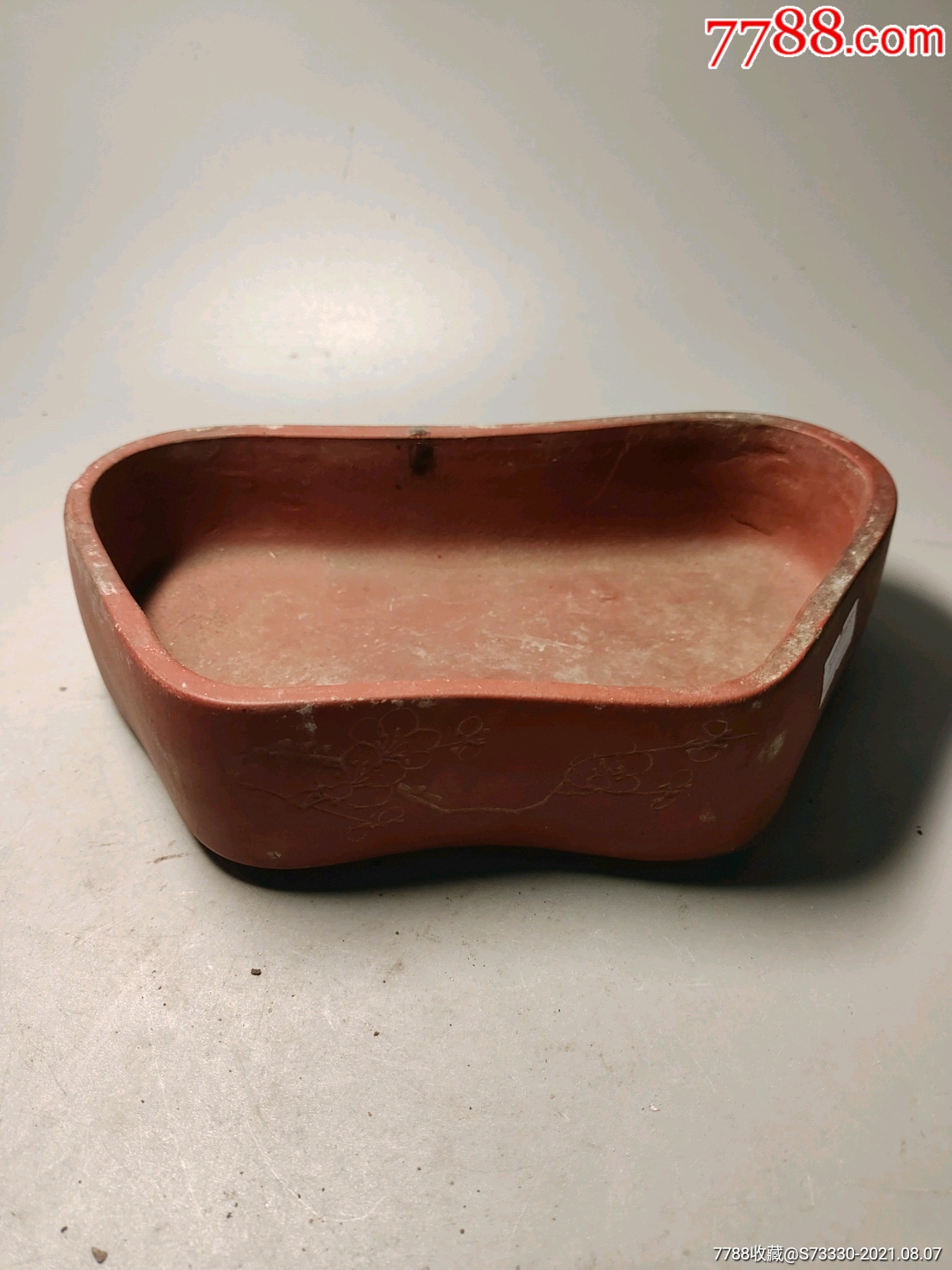 "商品>>>>￥65五品以下9980至90年代,抽角方形紫砂花盆