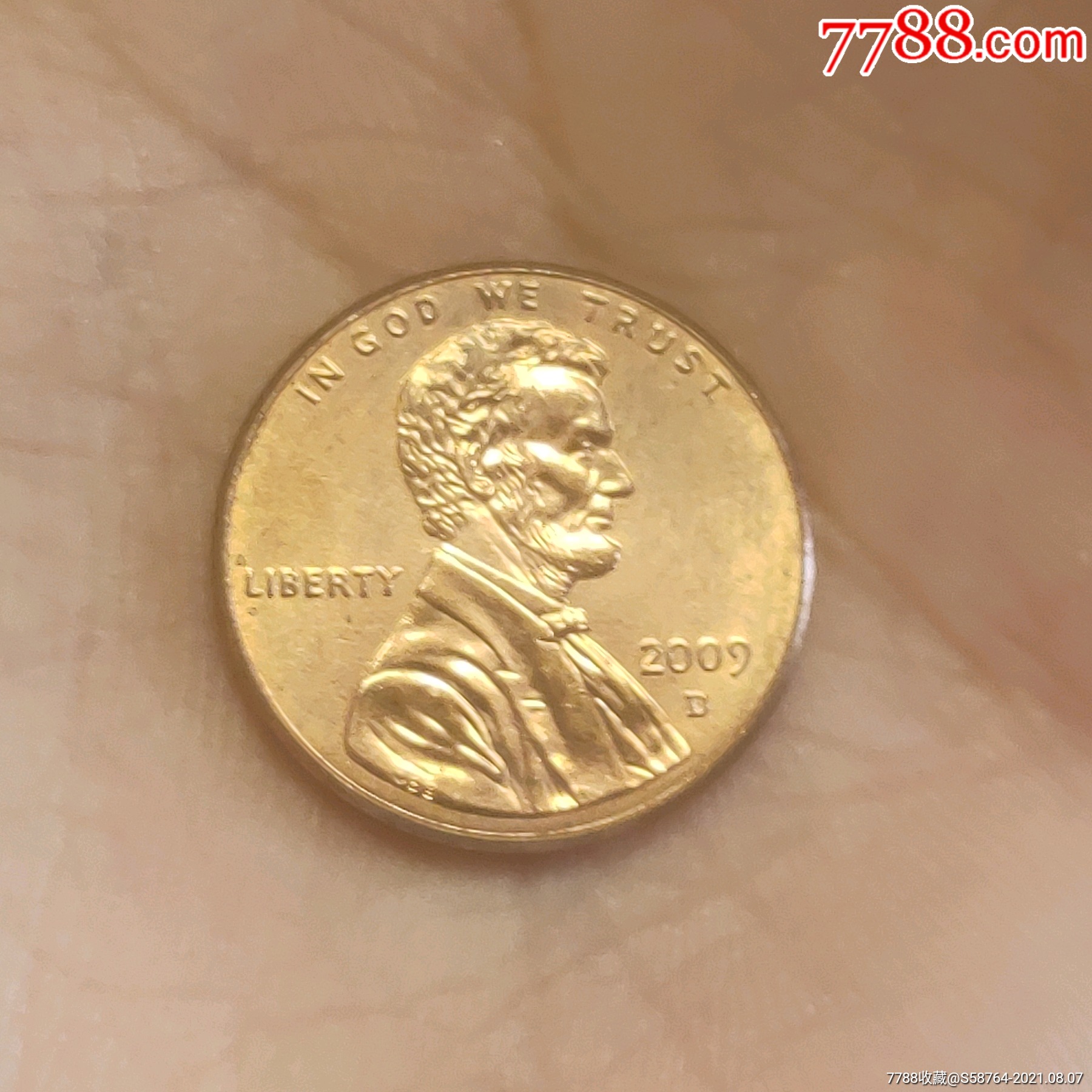 美国09年林肯诞辰200年一分