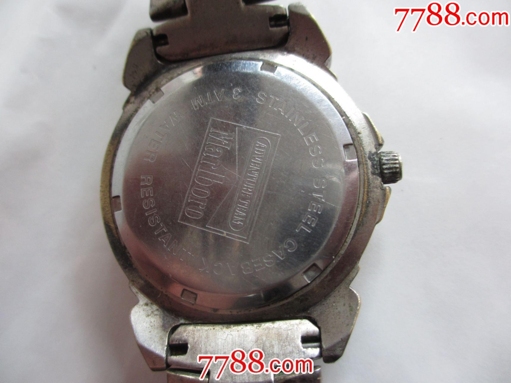 美国制造!美国名牌亮夜光【marlboro】【万宝路】男士腕表!