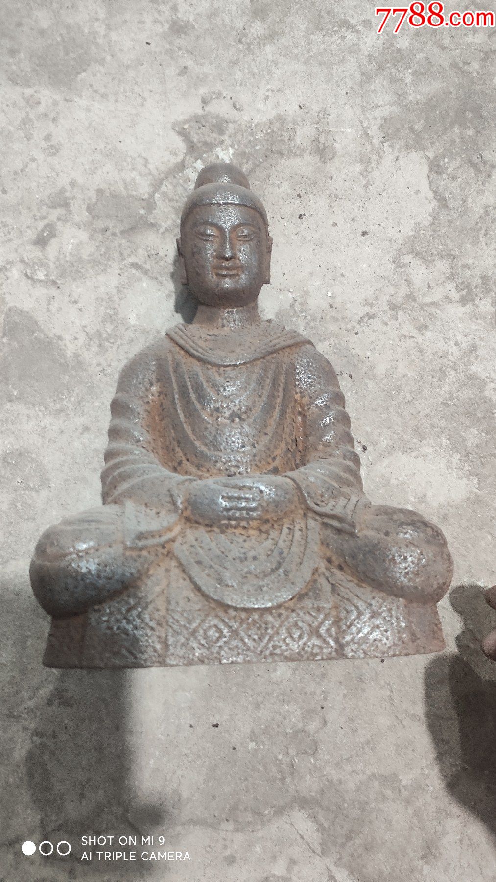 佛像造像铁佛像一尊坐像