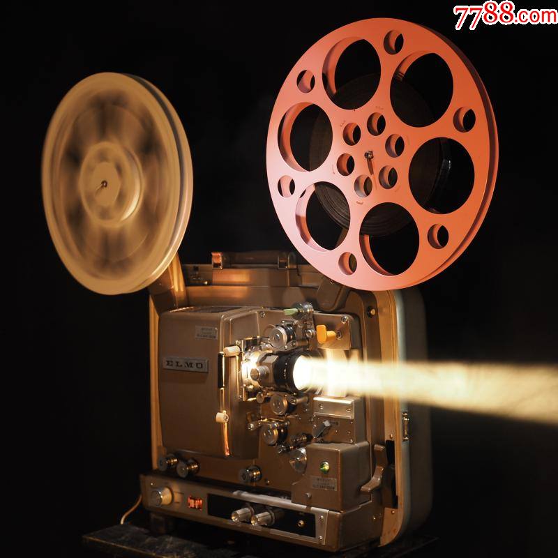 三齿传动电影机爱尔莫elmof16-250hl16毫米mm胶片放映机怀旧古董