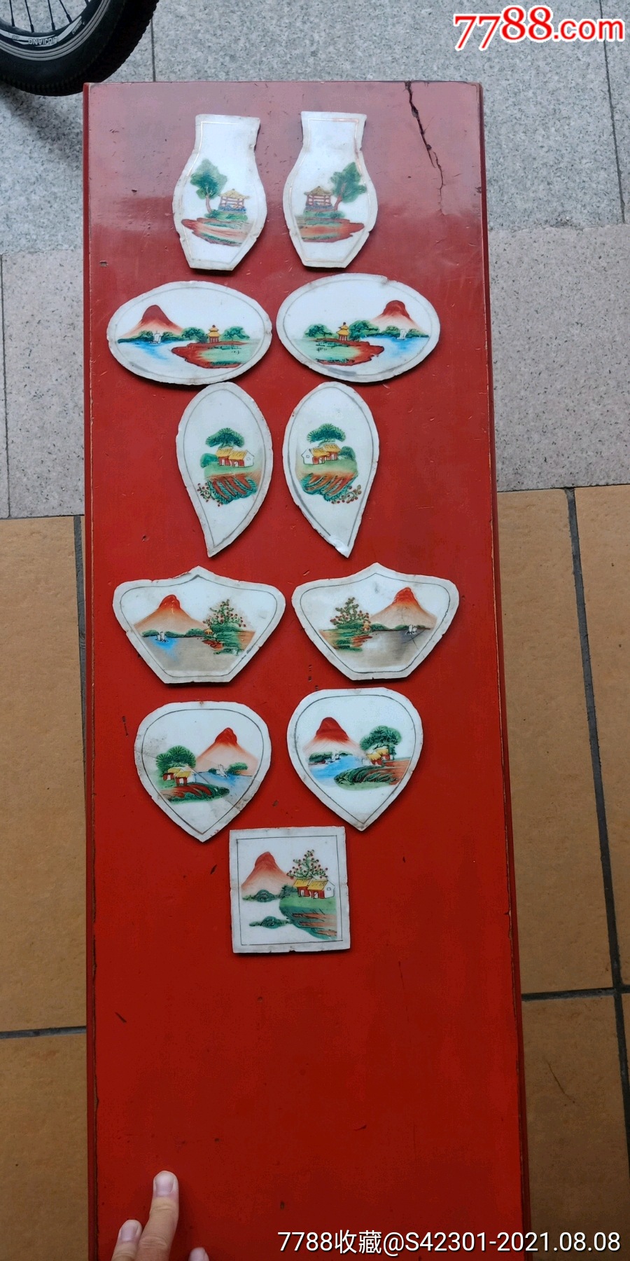 民国山水画瓷片_价格360元【古兴阁】_第1张_7788收藏__收藏热线
