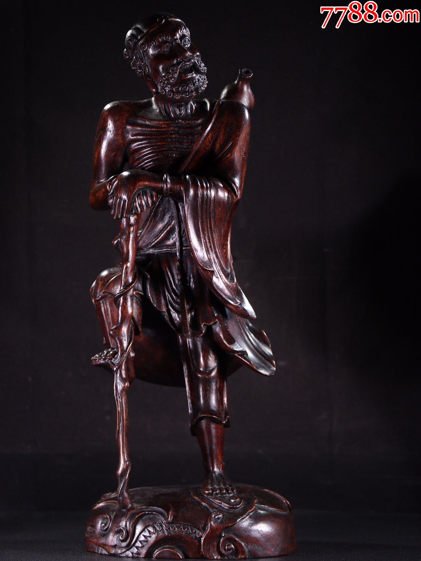 沉香铁拐李摆件】-价格:6500元-se81927172-木佛像/人像-零售-7788