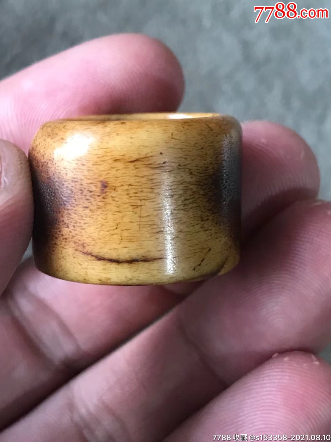 清代早期真真正正骨扳指