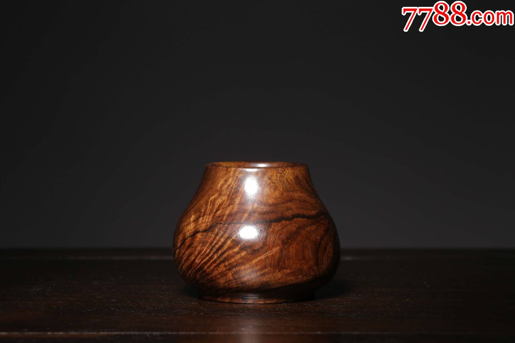 旧藏海南黄花梨文房水盂