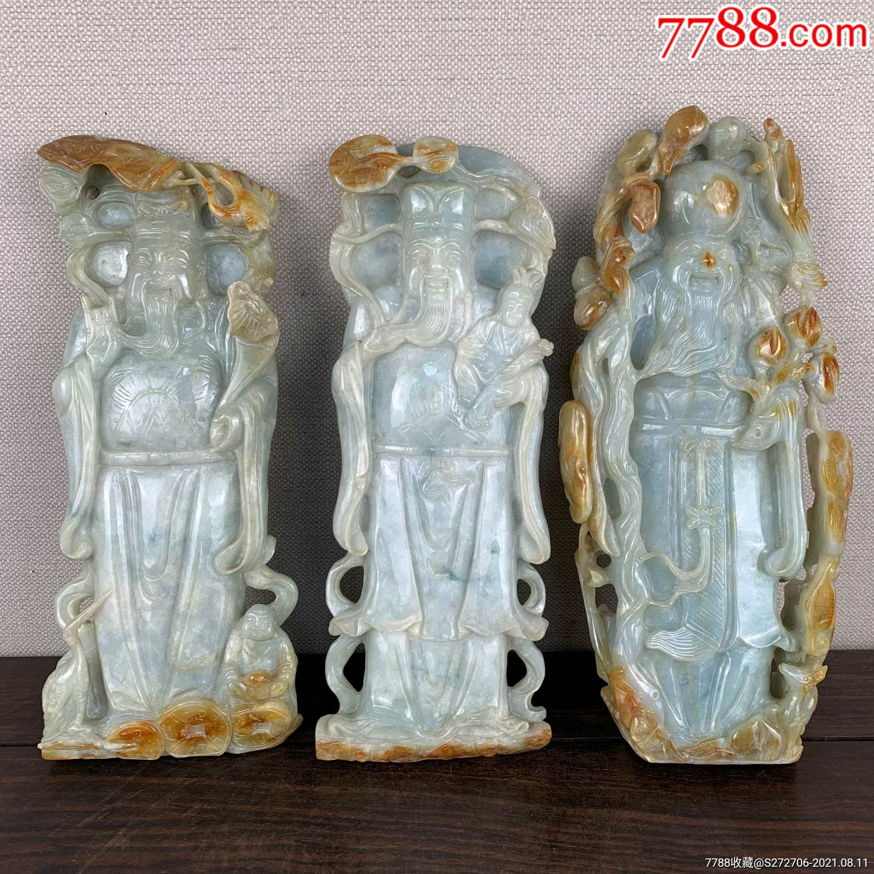 翡翠"福禄寿"摆件