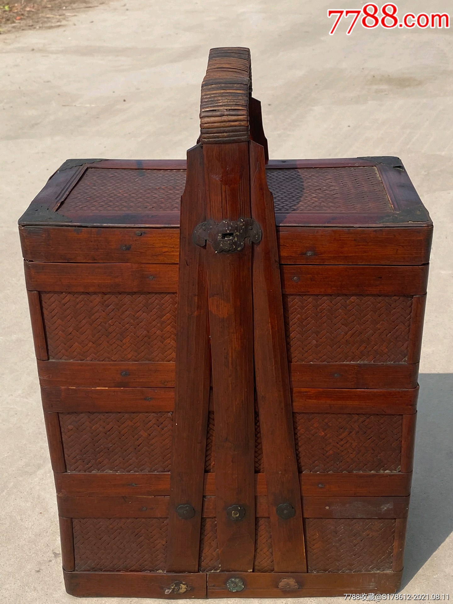 紫竹老食盒包浆极好品相如图