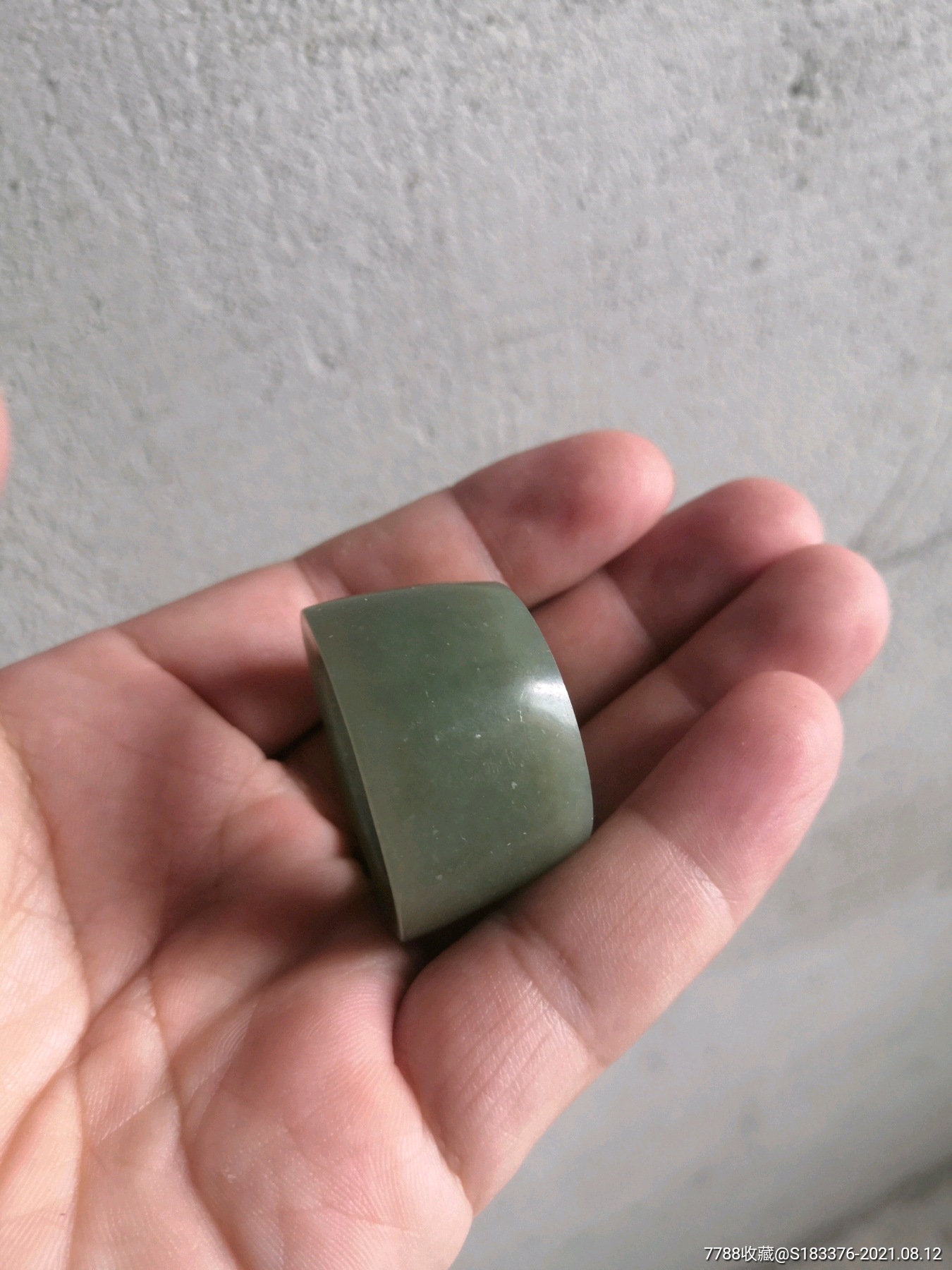 扳指一枚_和田玉_图片鉴别_收藏价值_7788和田玉收藏