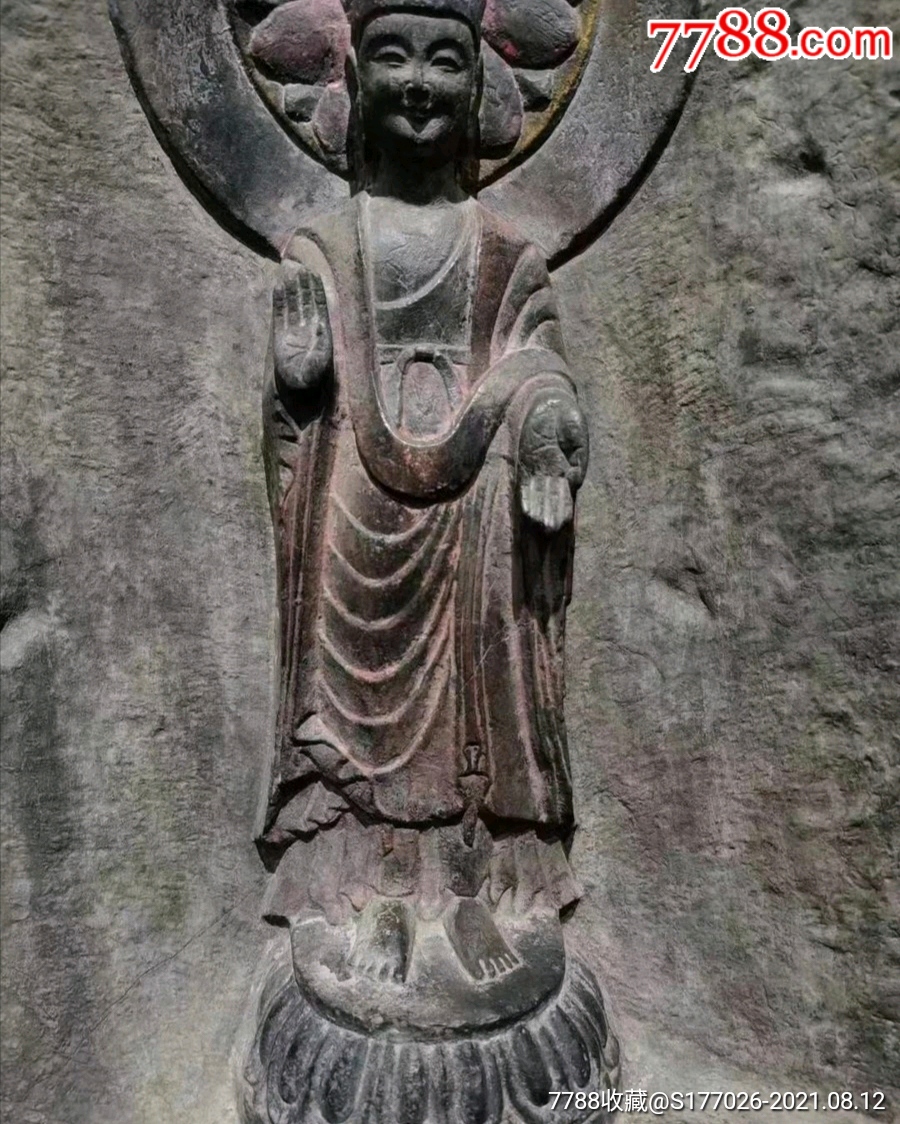 北魏青石菩萨佛像