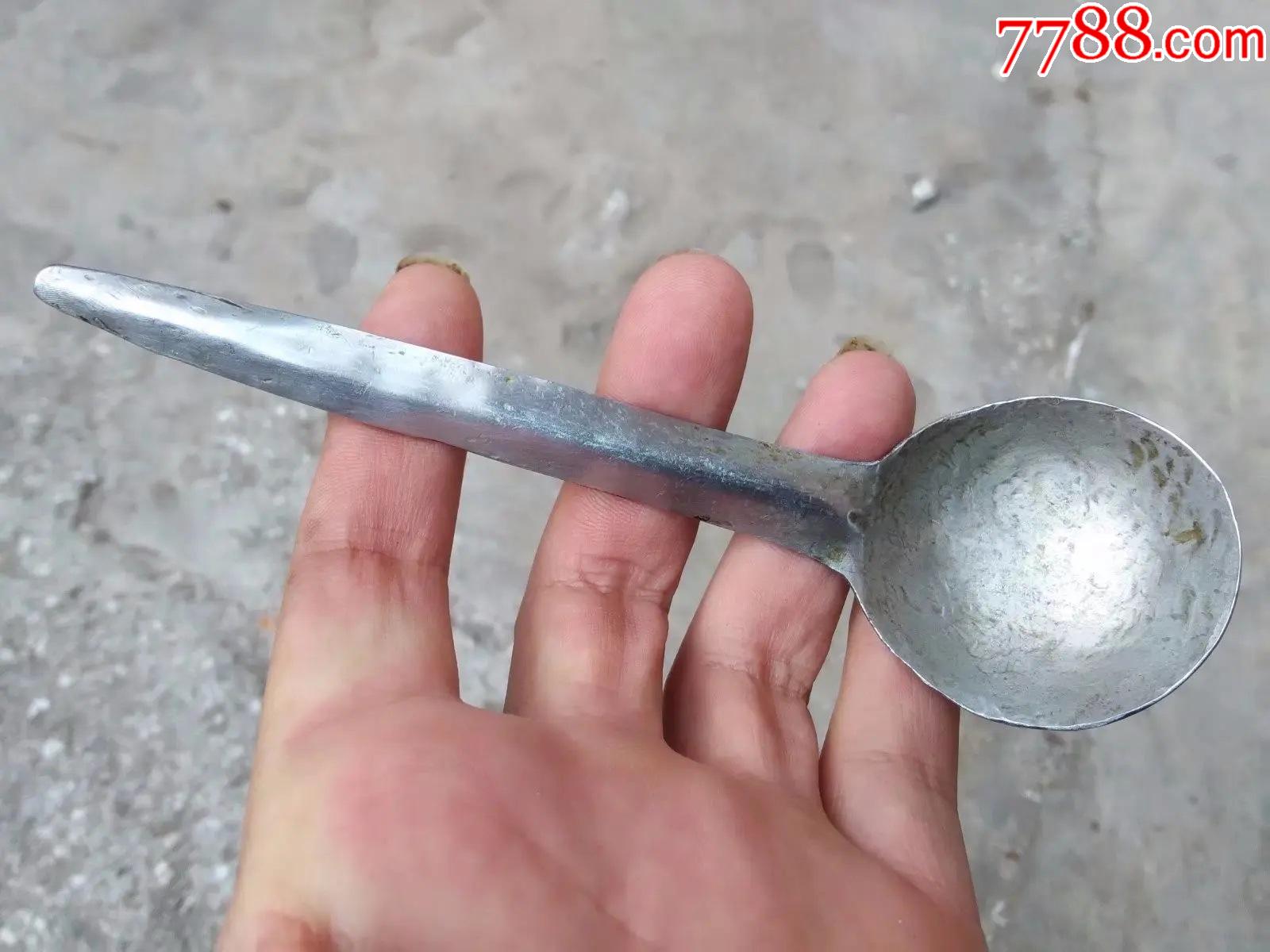 纯手工老银勺子