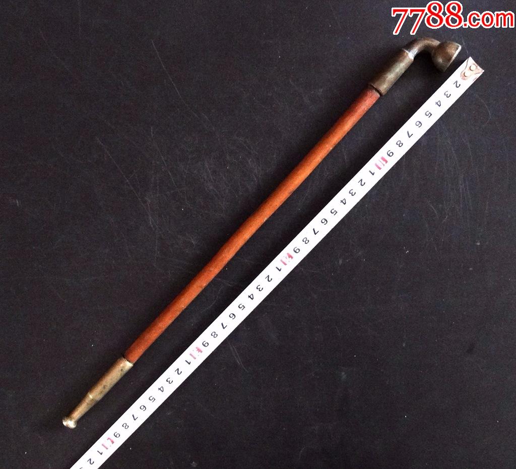 79#古玩古董收藏铜器竹器烟器清代民国长烟杆烟具烟盒