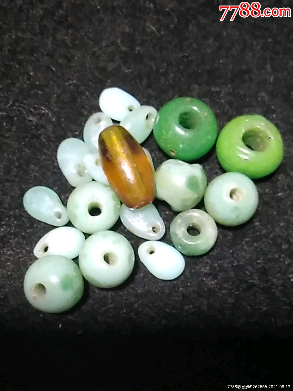 老珠子·料器珠·琉璃珠子·东西包老