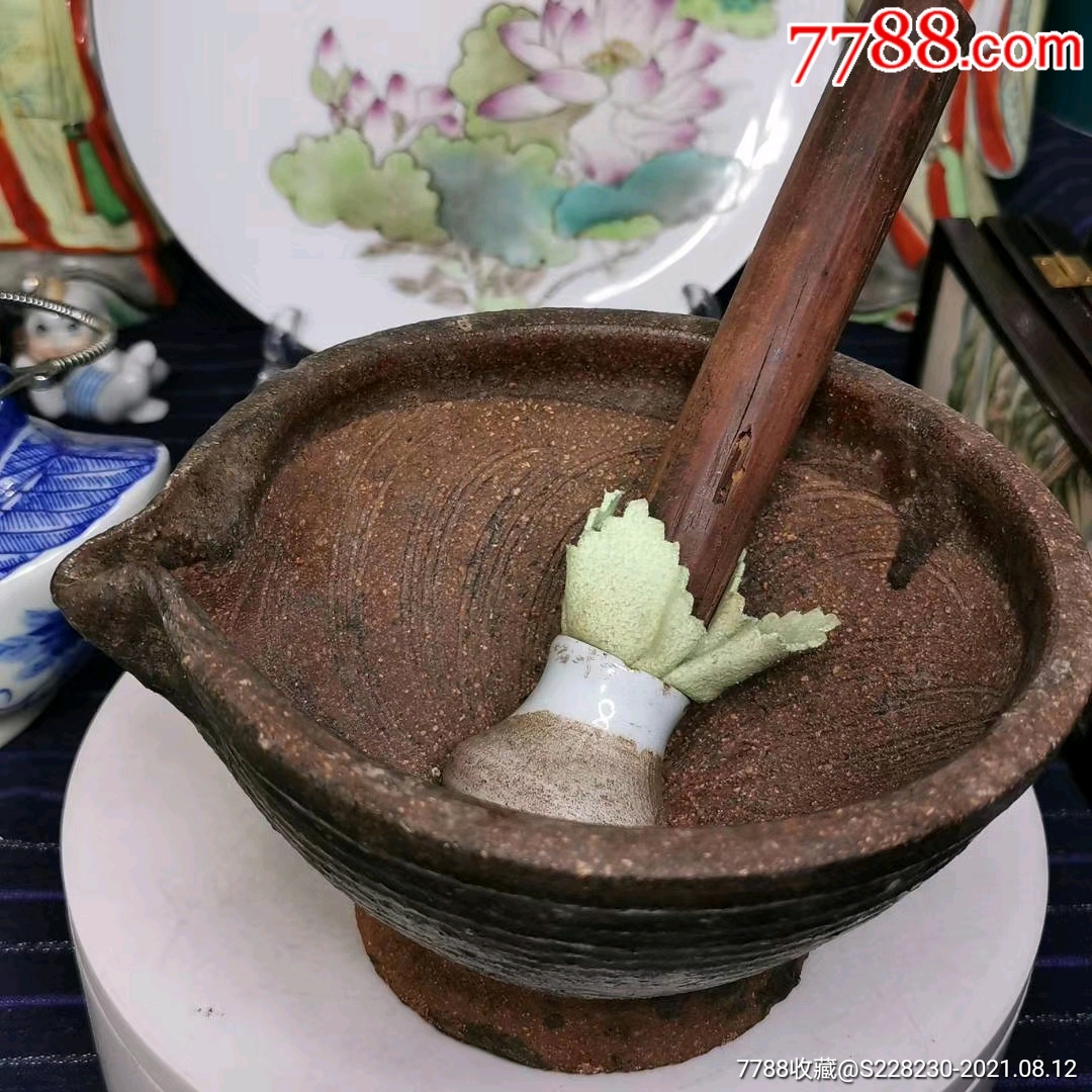 包邮民国末年到解放初期,手工做的小捣钵,磨芝麻粉磨米糊,民俗老物件