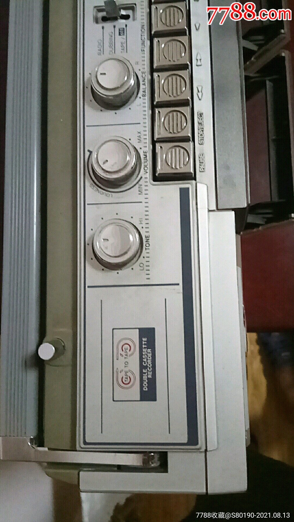 康艺牌8822一2s双卡立体声收录机