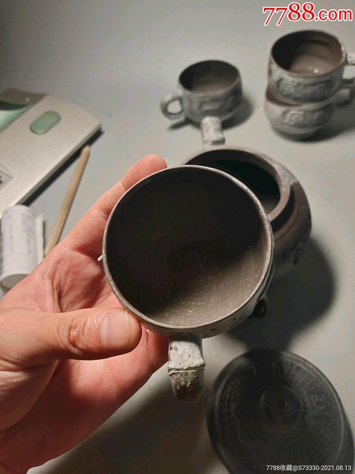 90年代左右,模具紫砂壶一套