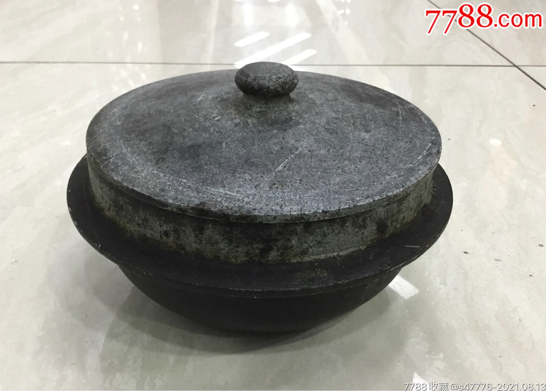 朝鲜老石头锅t(天然石材石质特别好)