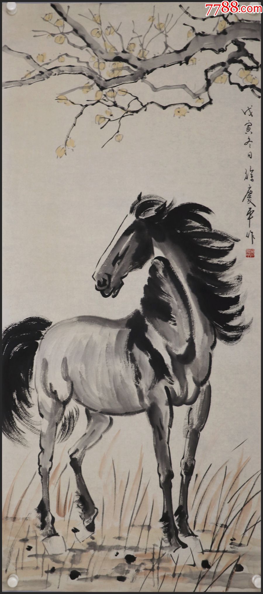 徐庆平祖籍江苏宜兴国画大师徐悲鸿儿子作品