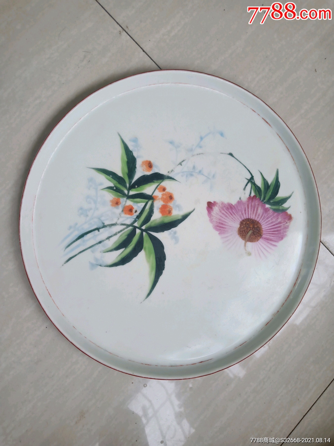 瓷盘._彩绘瓷/彩瓷_第2张_7788门票