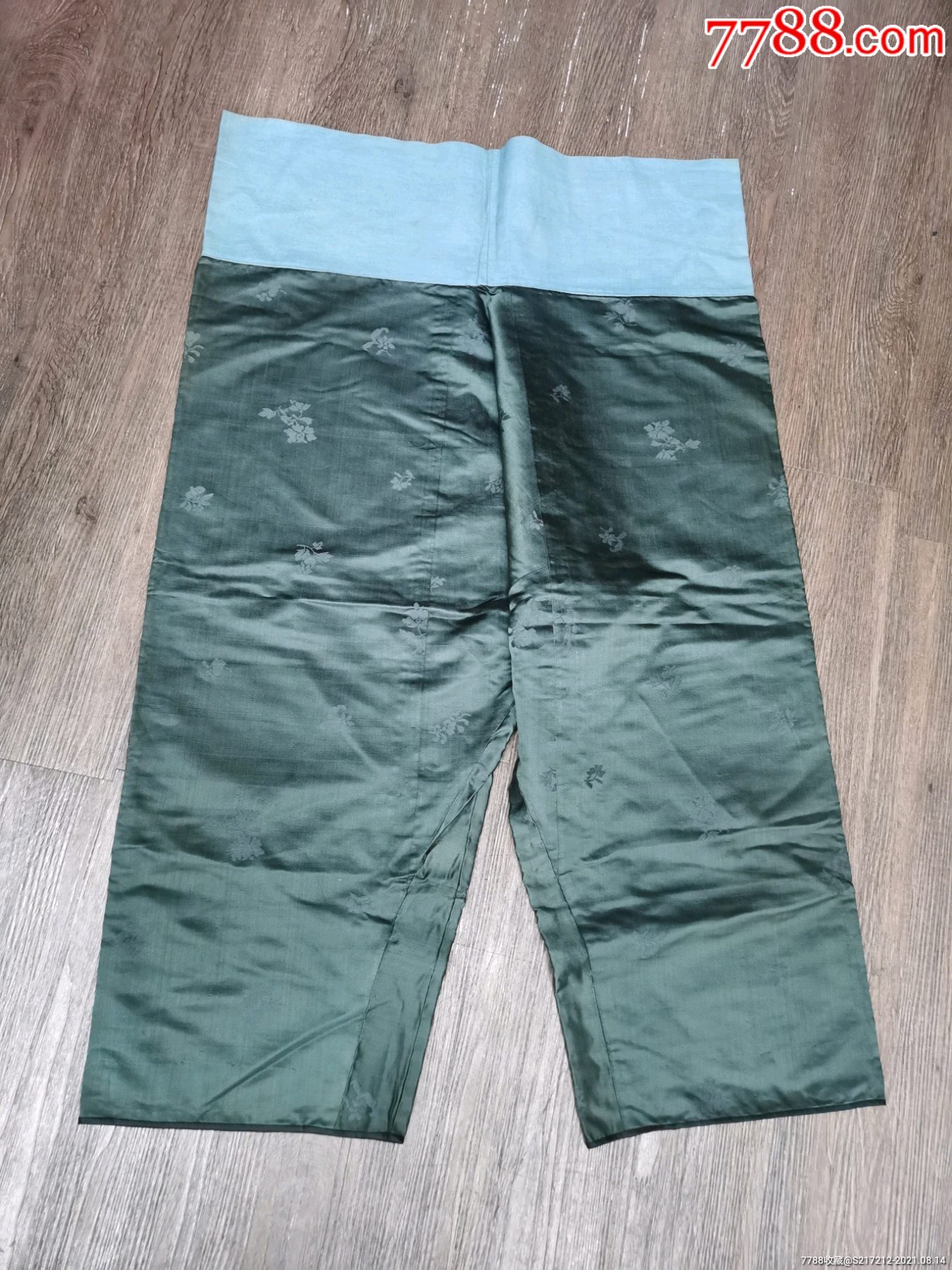 民国时期真丝面料裤子