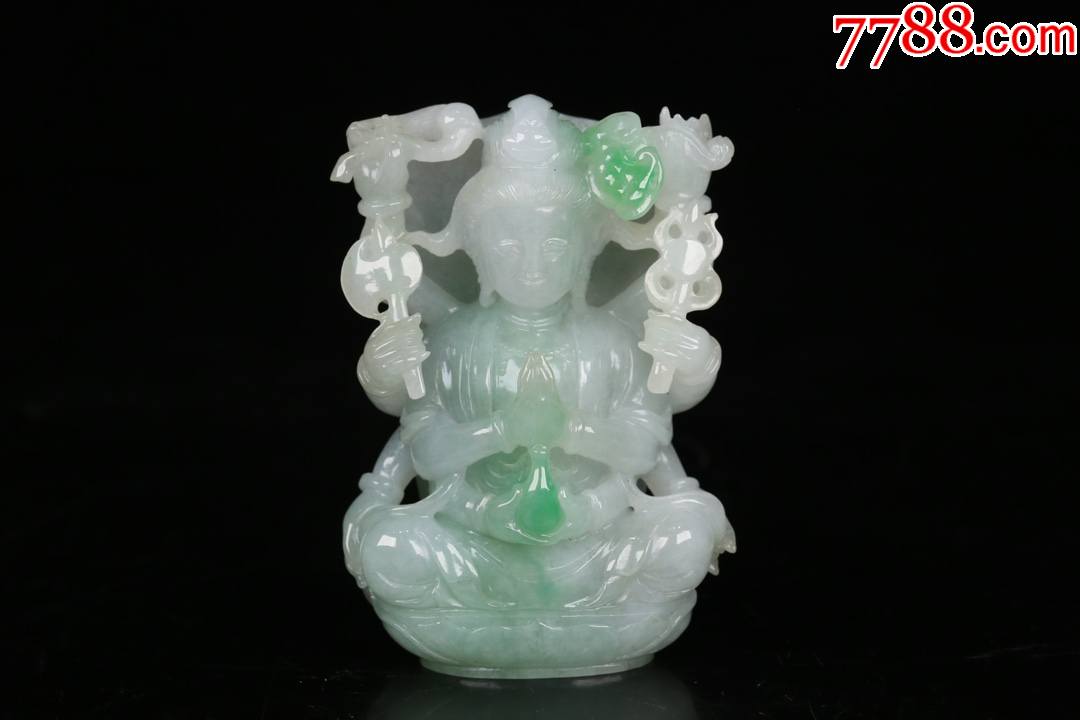 翡翠十臂观音像