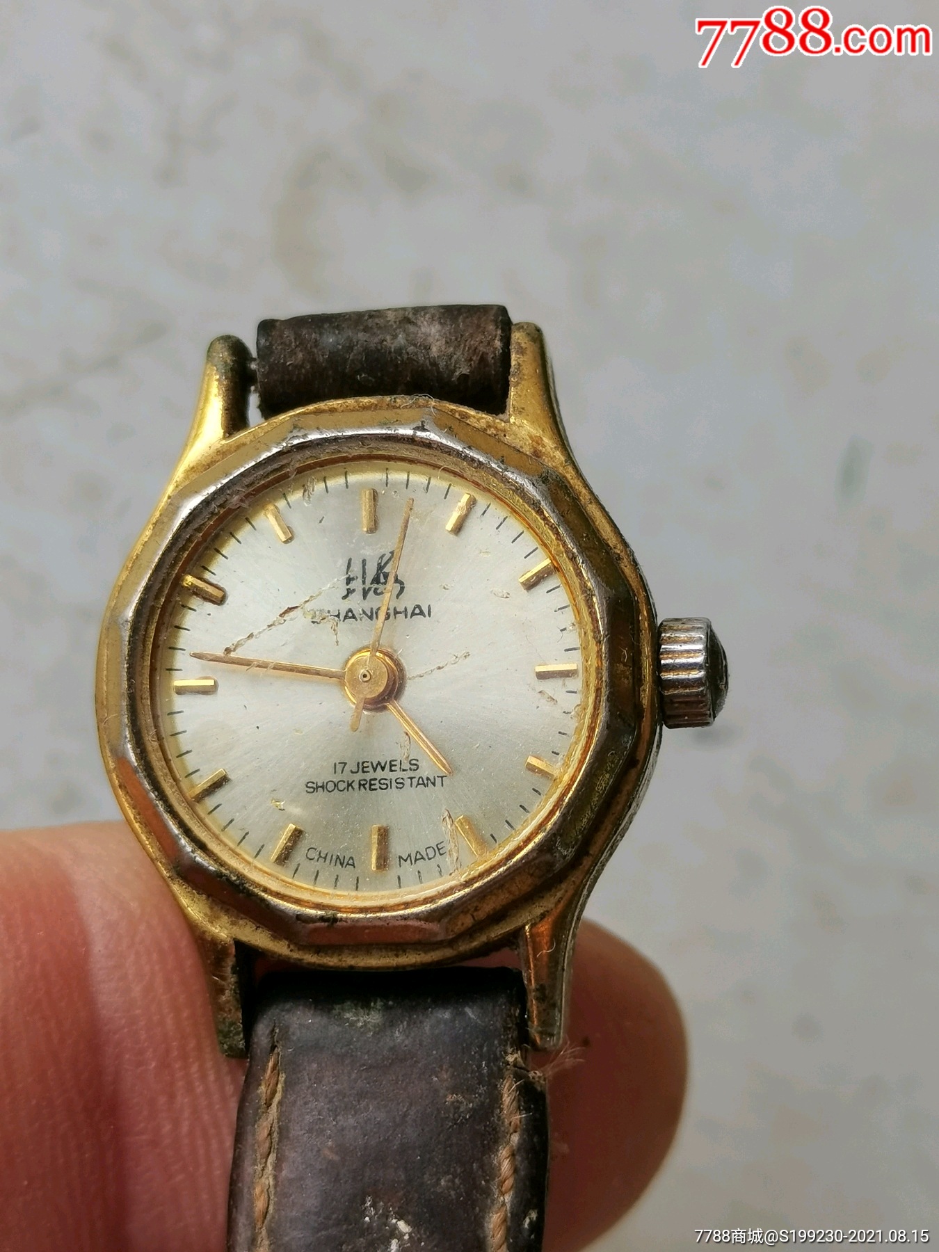 老上海手表17钻上海坤表