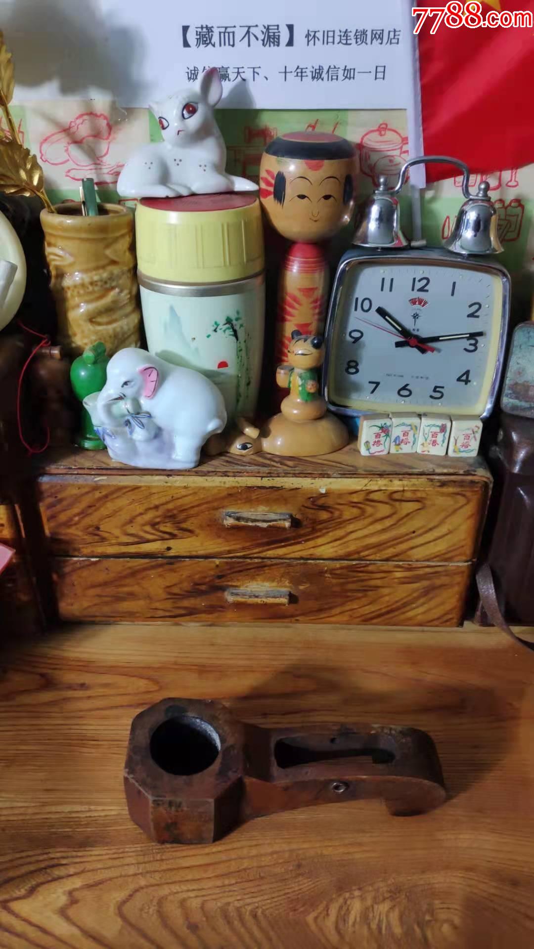 上世纪60-70年代木质墨斗民俗怀旧老工具.