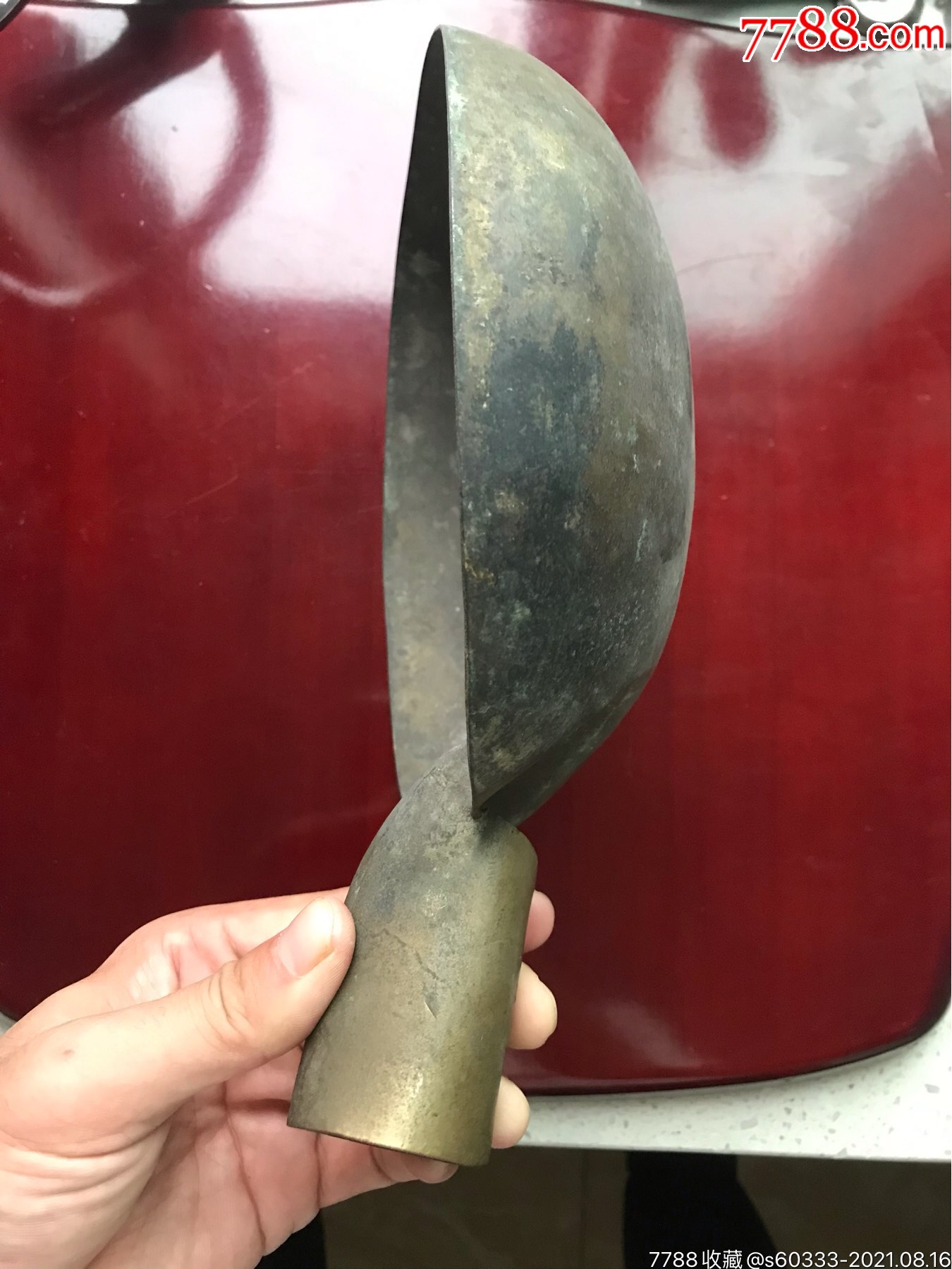 很大的清代大铜勺民俗大勺子