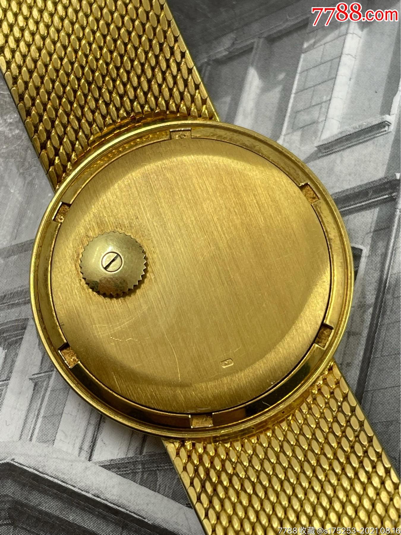 百达翡丽古董金手表图图片