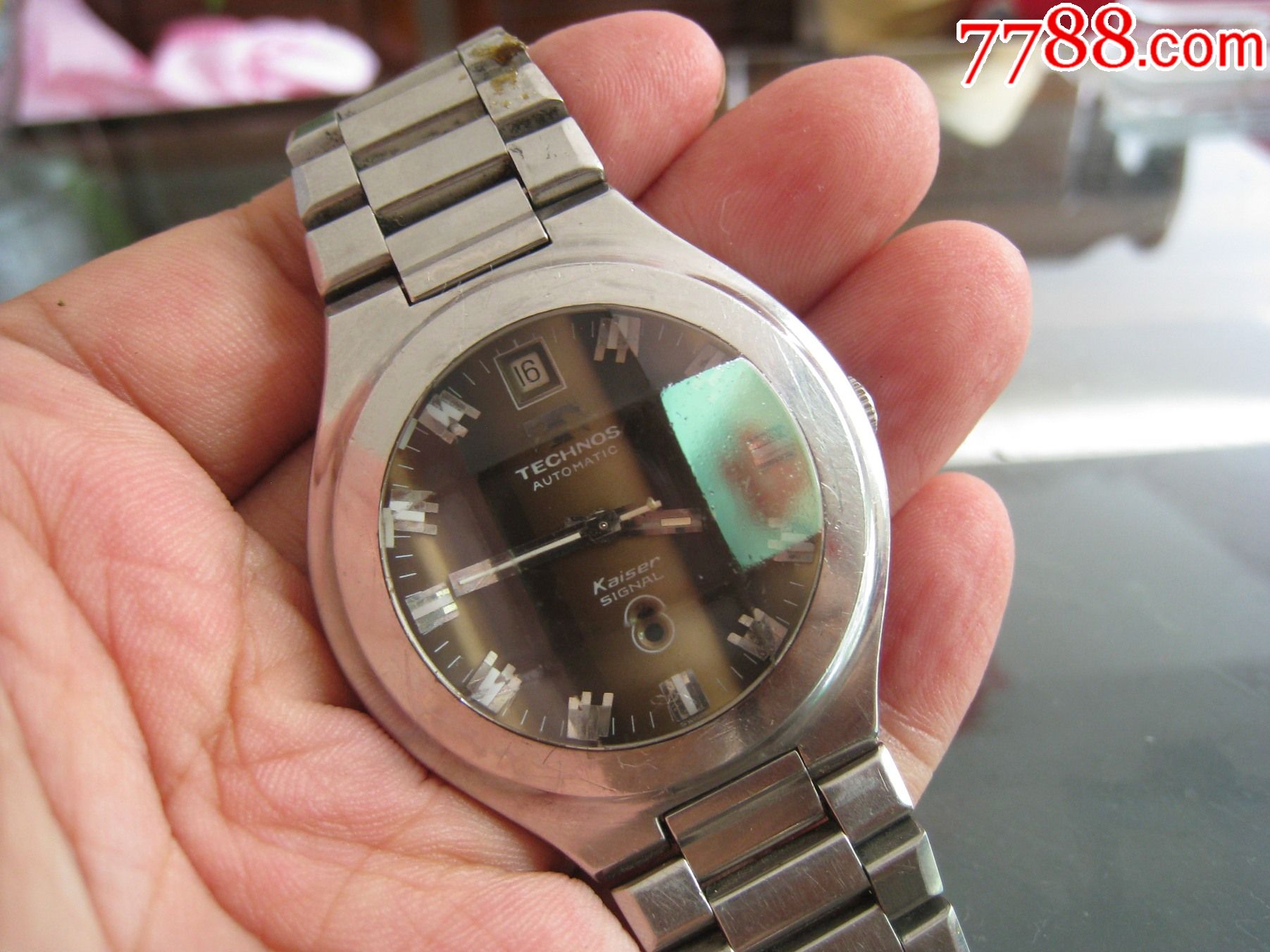 瑞士古董表天克诺【魔眼】1913中古表(自动机械)男好品全原_手表/腕表