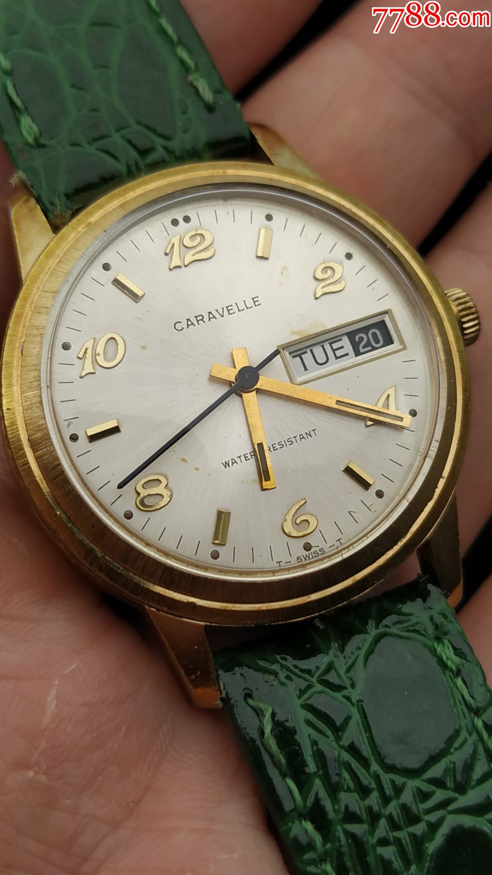 caravelle瑞士卡拉维里男士防水手动机械表古董表_手表/腕表_第2张