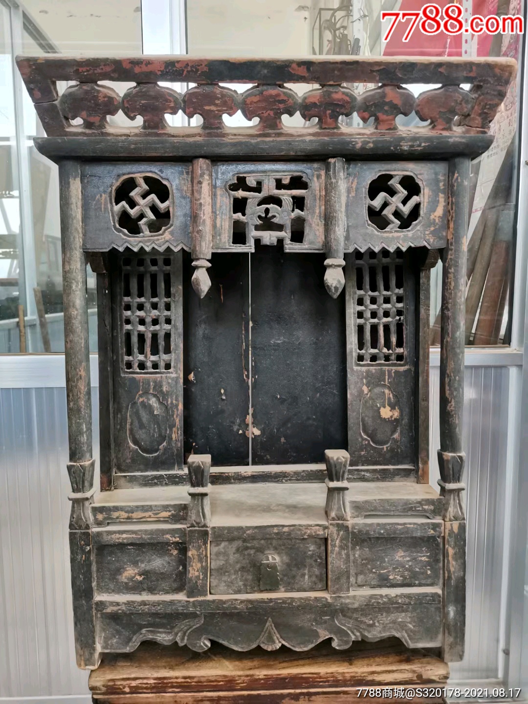 明代老佛龛,包浆厚重