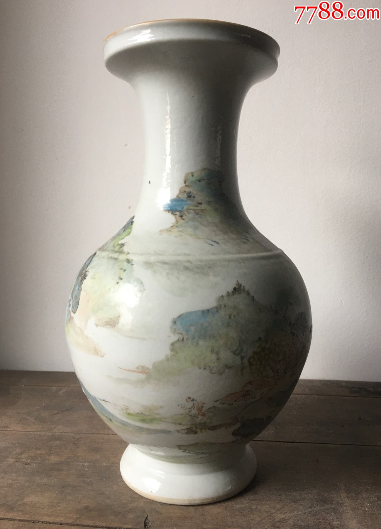 全品浅绛彩花瓶_彩绘瓷/彩瓷_收藏价格_鉴定交易_7788瓷器网