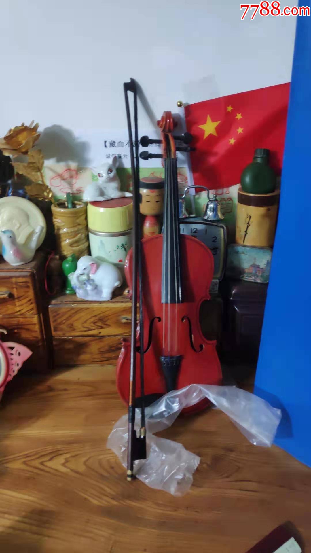 上世纪80-90年代中国营口儿童小提琴怀旧童年老玩具.