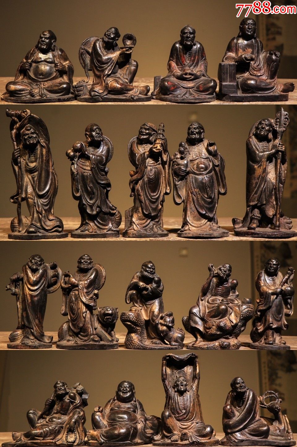十八罗汉一套_铜像/铜佛像_第2张_7788小人书