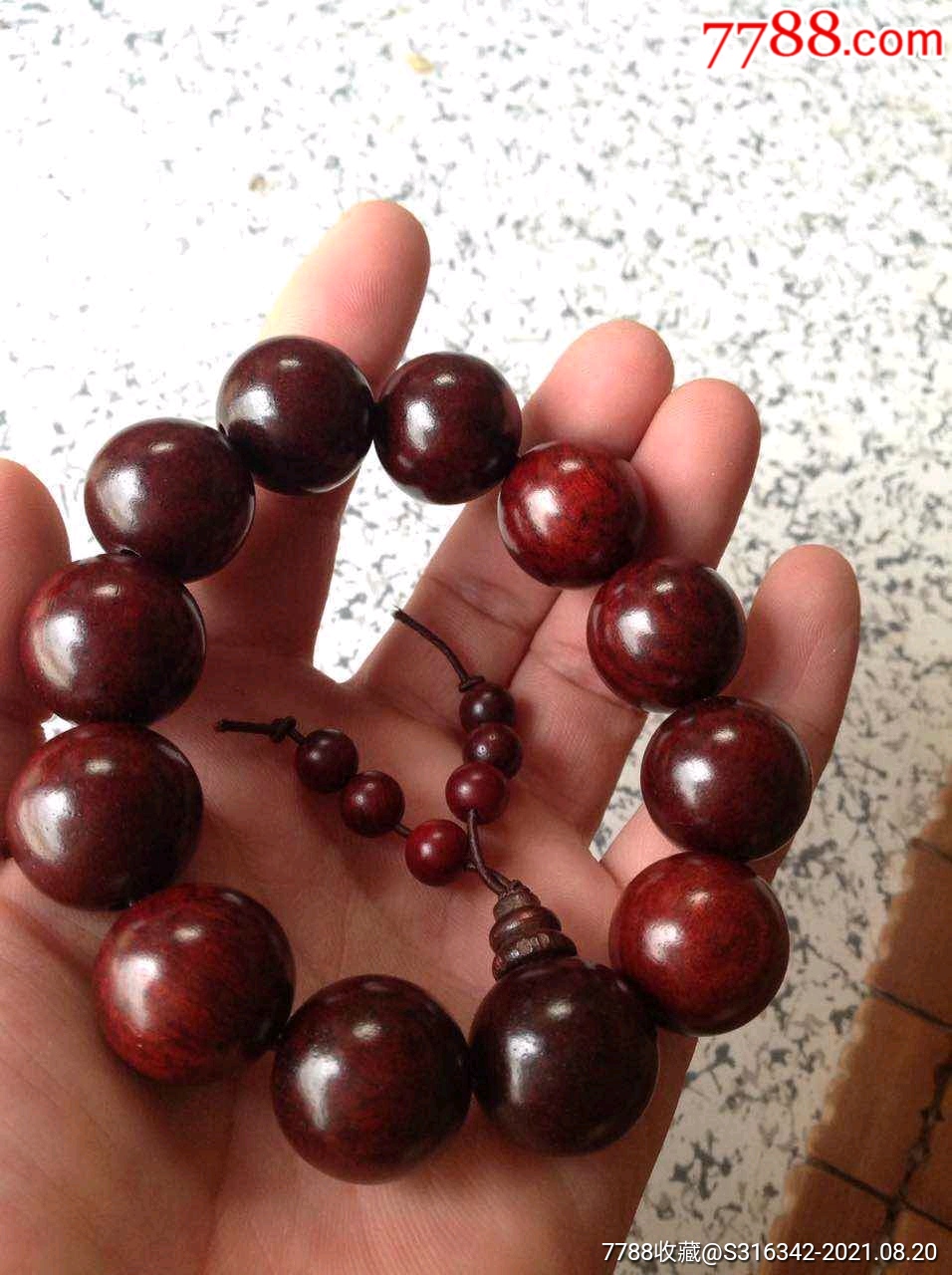 红檀手串