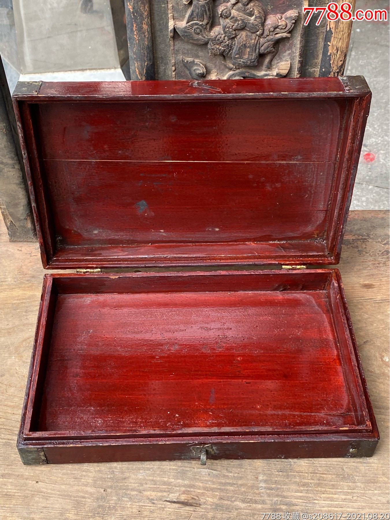 民国拜帖盒木盒