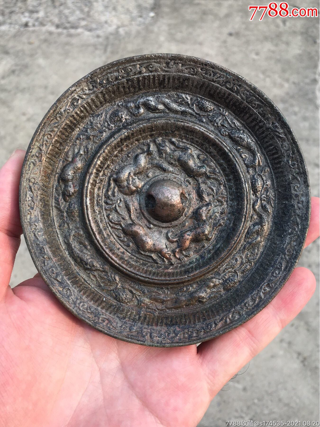 晚唐跑兽镜-价格:1000元-se82136578-铜镜-零售-7788收藏__收藏热线