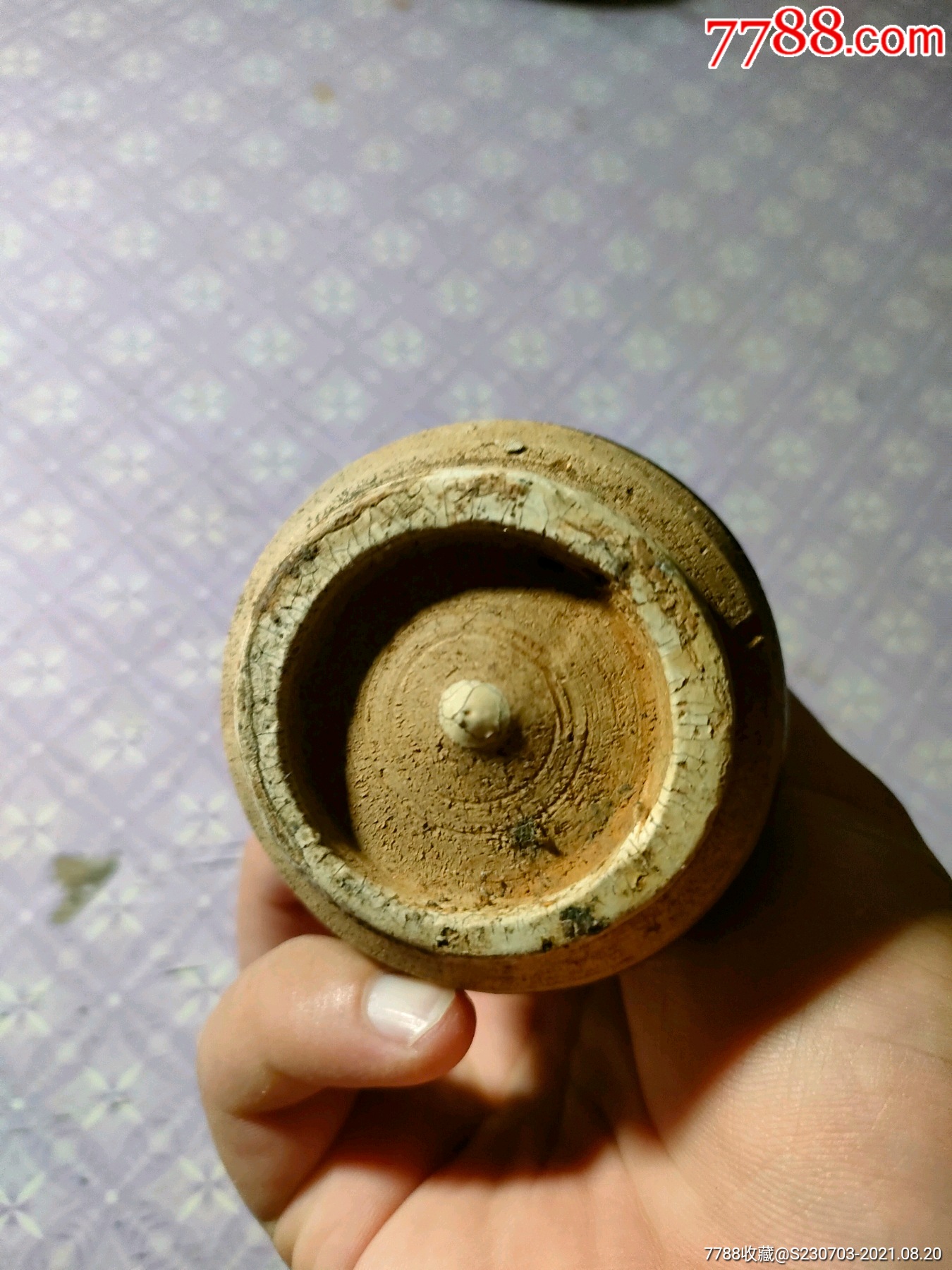 明代茶叶末釉玉壶春