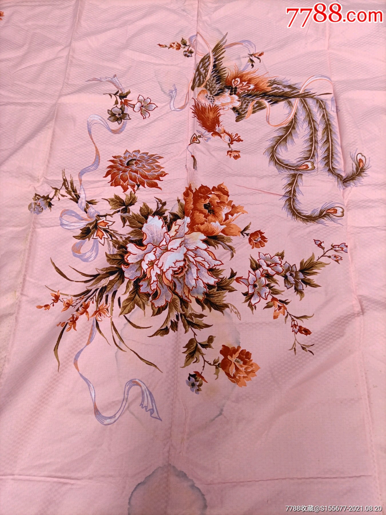 民光全新未用床单,有水渍,品相如图