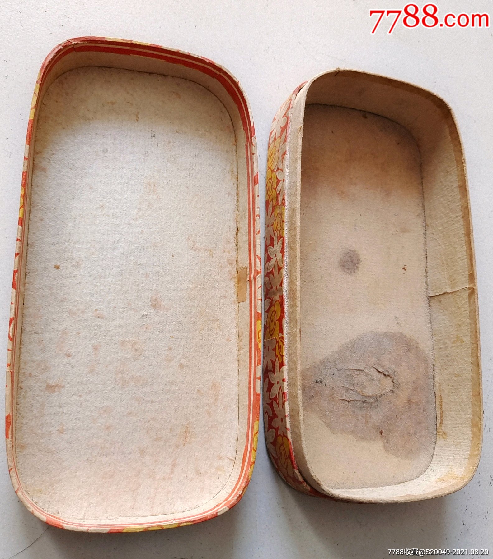 少见民国金花檀香皂美女图案天津中昌香皂厂