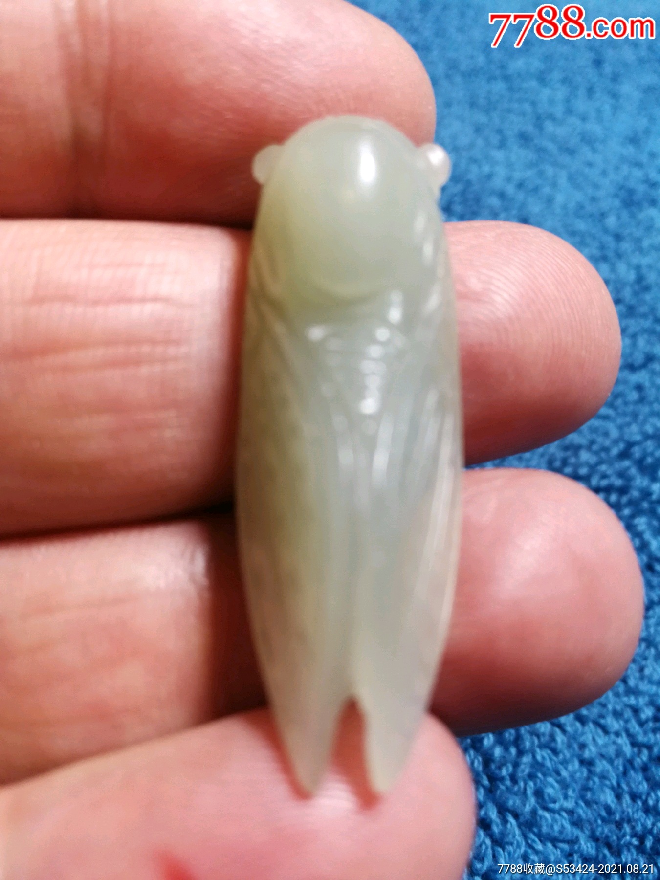 盛宝阁和田玉知了玉蝉h3-23