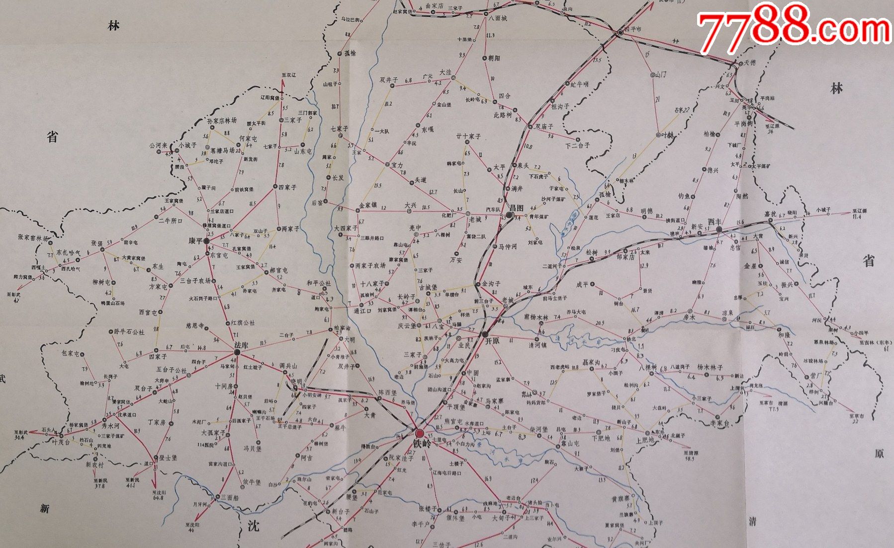 辽宁铁岭地区公路运输资料