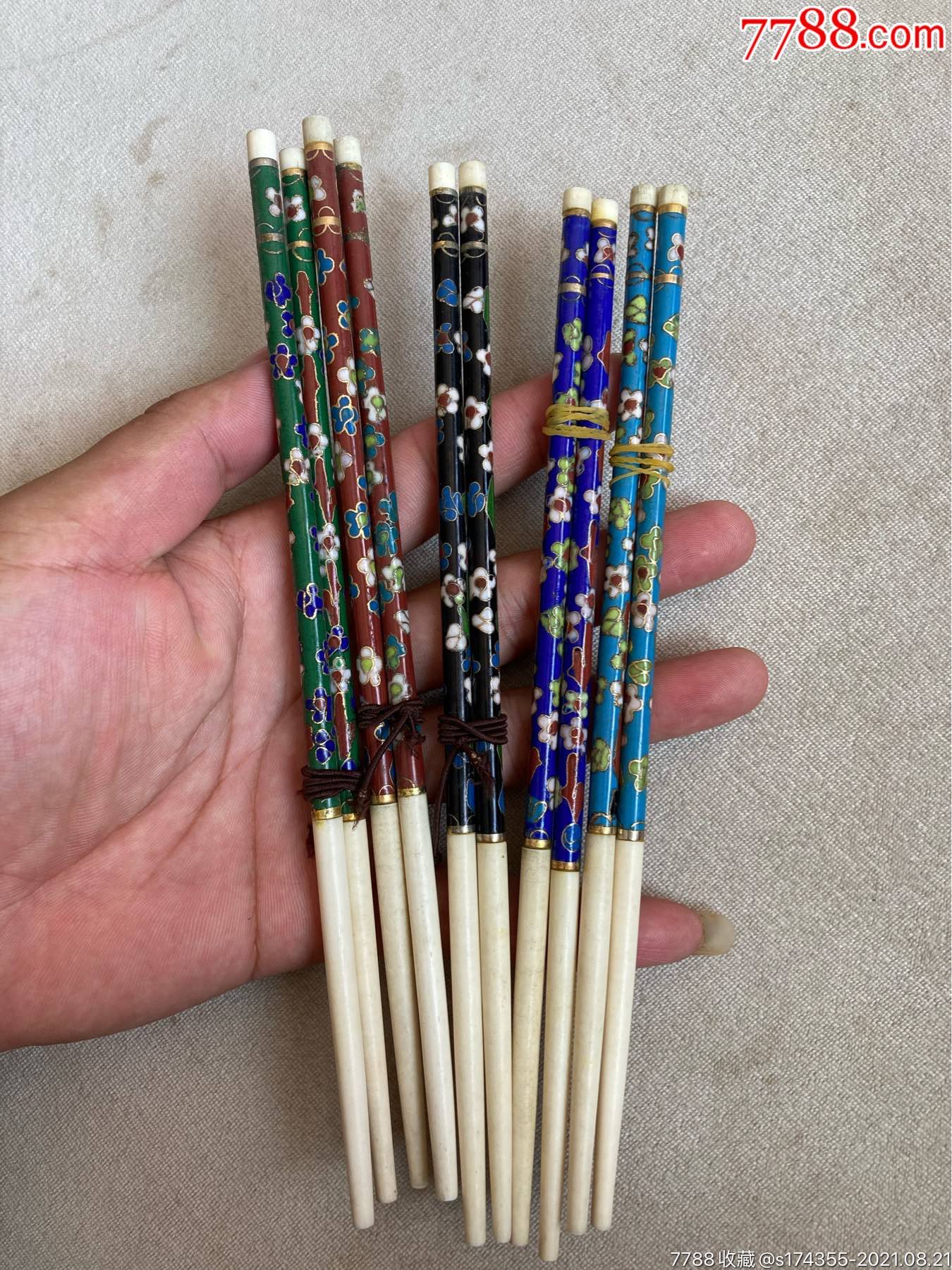 几十年景泰蓝筷子_价格200元【坤旭古玩】_第1张_7788收藏__收藏热线