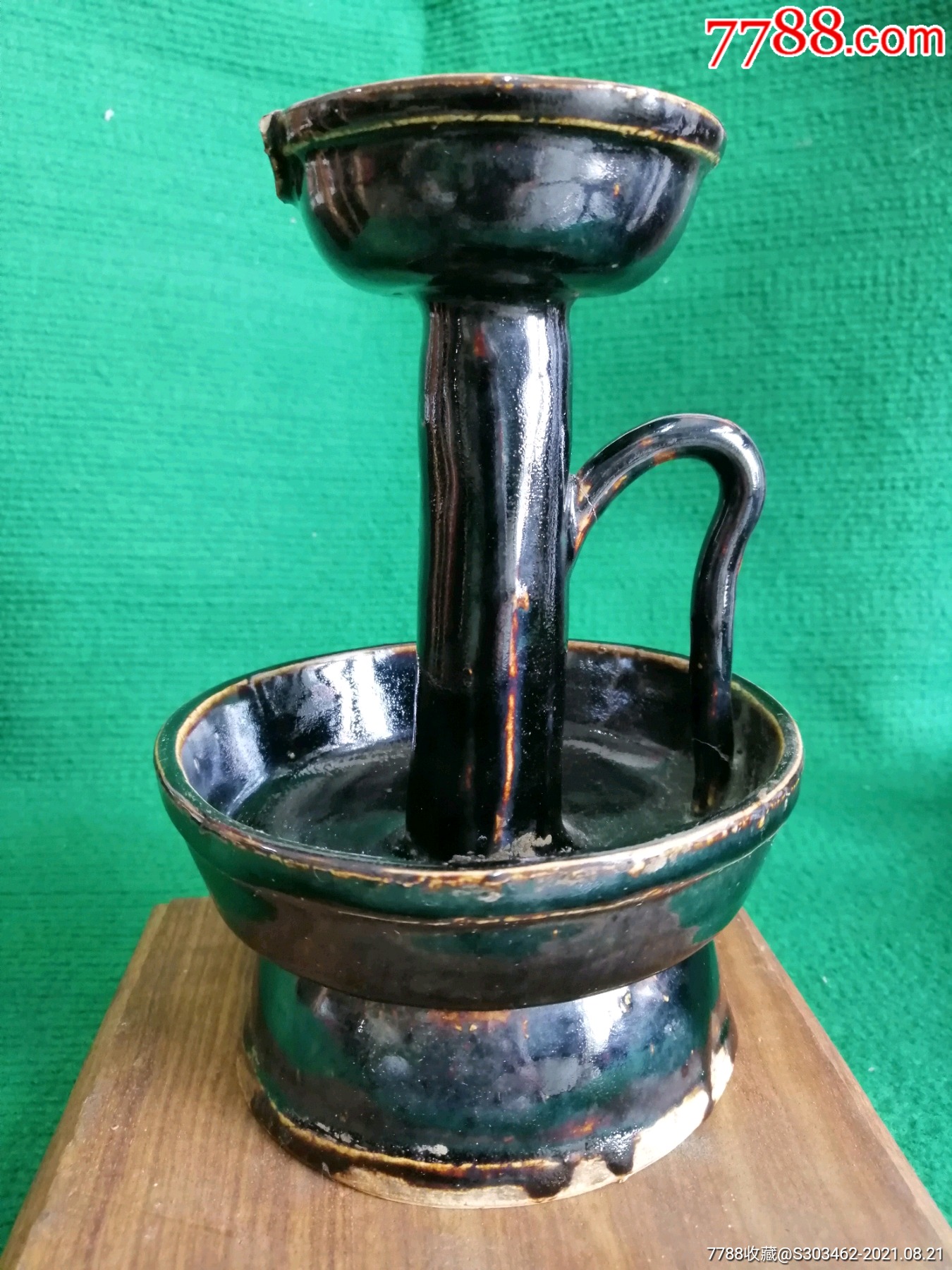 民国黑釉油灯_价格180元_第1张_7788收藏__收藏热线