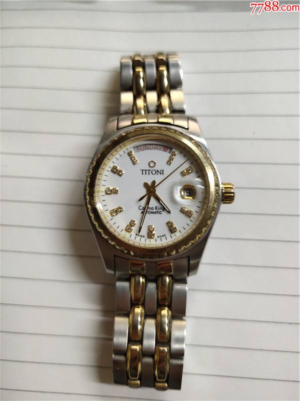 美品钻刻上天窗日历瑞士梅花全自动男机械表锁把机芯28362