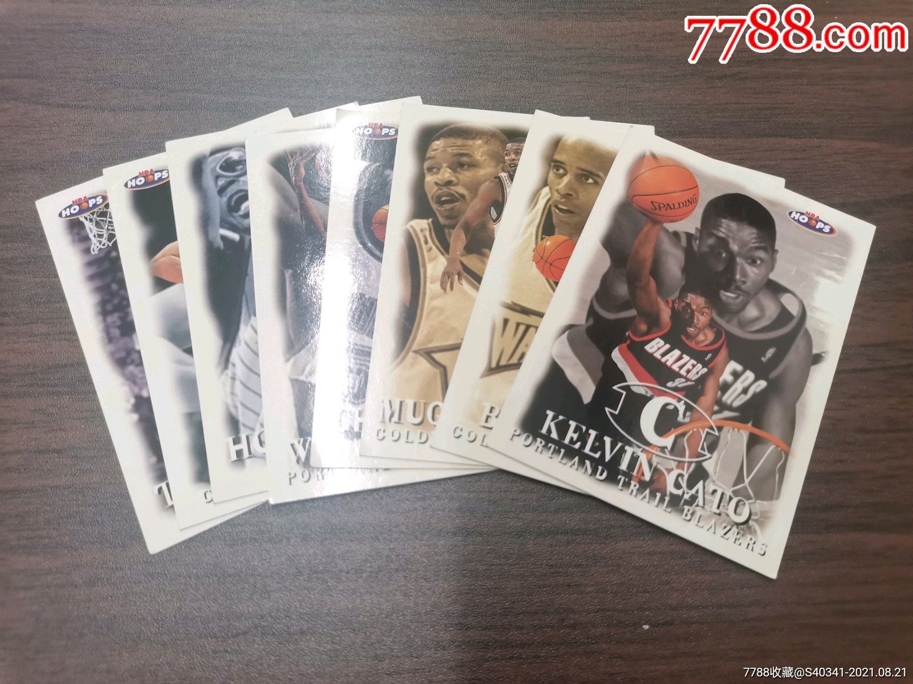 原版nba球星卡一组8张合售2