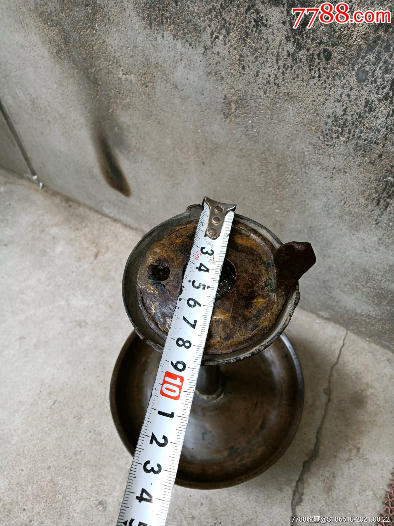 清代老铜灯盏一套_铜杂件_图片收藏_回收价格_7788老照片