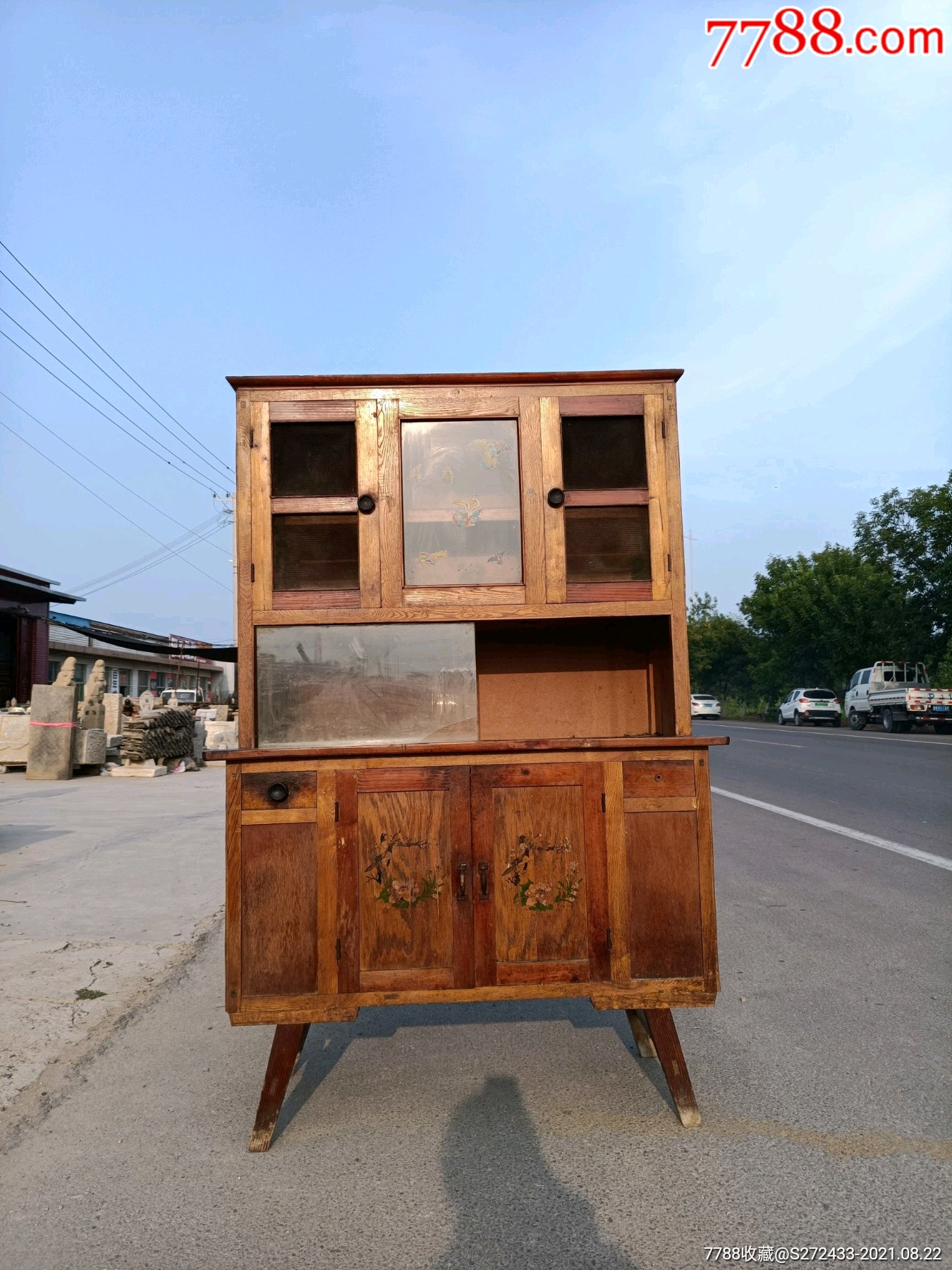 乡下收的70-80年代的书架一个完整包老