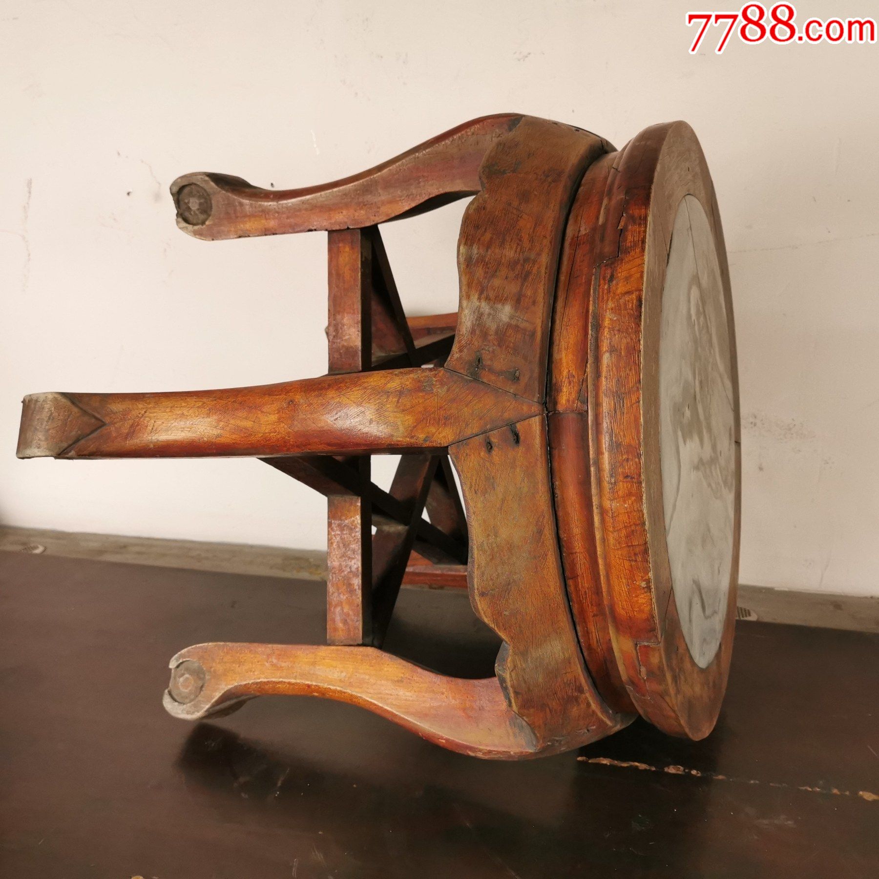 老榆木香几花几明清古典老家具古玩古董木器收藏品老物件民俗旧物